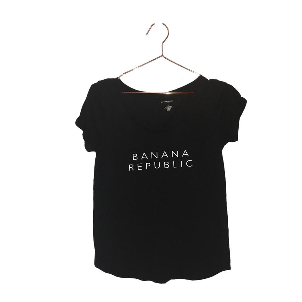 Banana Republic factory Short Sleeve T Shirt Size Small Women’s Black Pu…